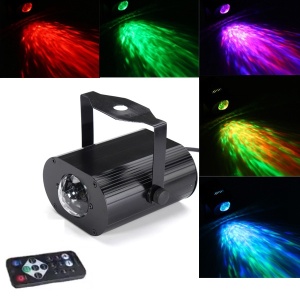 Proiector lumini LED disco cu efect valuri, Water Ripples Light - Img 2