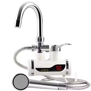 Robinet electric instant cu Dus, Display LCD, putere 3000 W si montare pe perete
