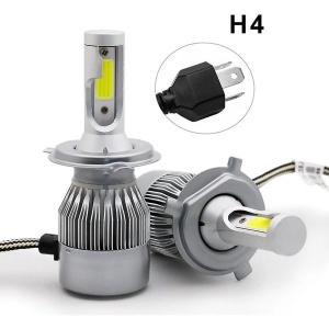 Set 2 becuri Led soclu H4 pentru far auto cu putere 36W si 3800 Lumeni - Img 2