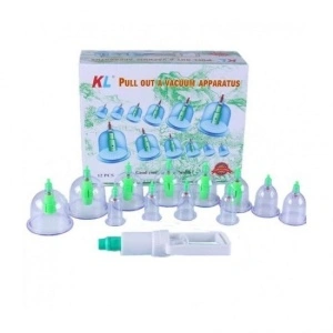 Set de 12 ventuze terapeutice cu vacuum pentru masaj - Img 2