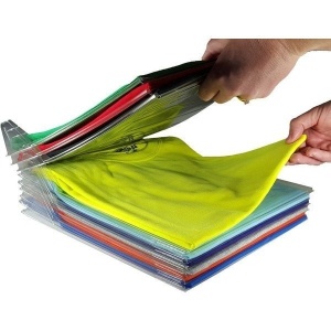 Set organizatoare tricouri si camasi cu 10 planse Ezstax T-shirt - Img 4