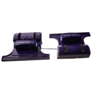 Stergator geamuri cu magnet Window Wizard, maner plastic - Img 1
