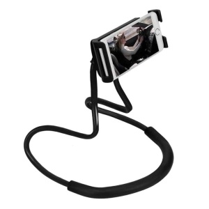 Suport telefon universal Rotativ 360 grade, selfie negru, hands-free - Img 1