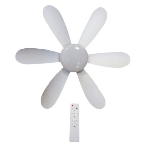 Ventilator de tavan cu LED 30W, Montaj E27/E26 tip Bec control de la distanta - Img 2