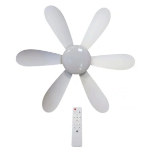 Ventilator de tavan cu LED 30W, Montaj E27/E26 tip Bec control de la distanta - Img 2