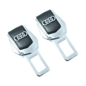 Adaptor centura de siguranta falsa - set 2 bucati cu sigla AUDI - Img 1