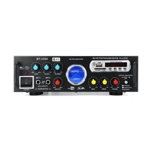 Amplificator audio cu Bluetooth BT-339A de tip statie 2x30W ideal pentru Karaoke