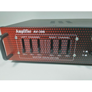 Amplificator digital tip statie AV-306, 2x50 W cu Bluetooth si telecomanda - Img 2
