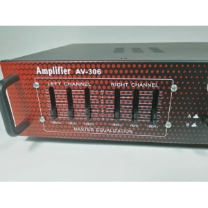 Amplificator digital tip statie AV-306, 2x50 W cu Bluetooth si telecomanda - Img 2