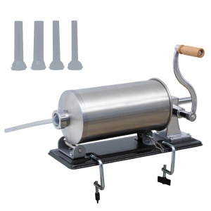 Aparat de umplut carnati orizontal din inox alimentar,3 Kg Grunberg GR3182 - Img 1