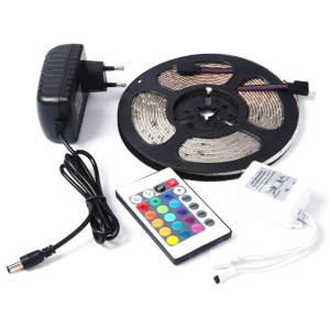 Banda RGB LED, cu telecomanda si joc de lumini multicolore - Img 2