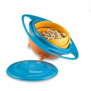 Bol rotativ 360° Gyro Bowl, cu protectie anti-varsare pentru copii si bebelusi