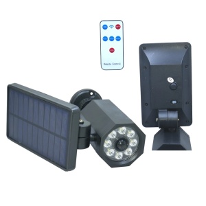 Camera de supraveghere falsa cu panou solar si senzor de lumina - Img 1