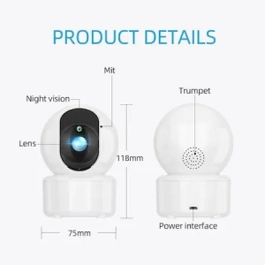 Camera de supraveghere Jortan JT-8183, cu Wifi, IP44 si senzor miscare - Img 2