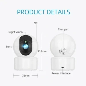 Camera de supraveghere Jortan JT-8183, cu Wifi, IP44 si senzor miscare - Img 2