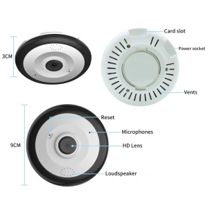 Camera supraveghere video cu vedere panoramica de 360,Wireless V380-A8 - Img 6