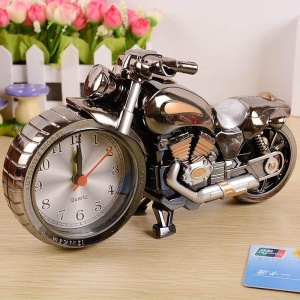 Ceas in forma de Motocicleta cu alarma si mecanism Quartz - Img 5