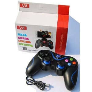 Controller Joystick V8 cu Bluetooth pentru telefoane iOS, Android, PC, PS3 si TV - Img 3