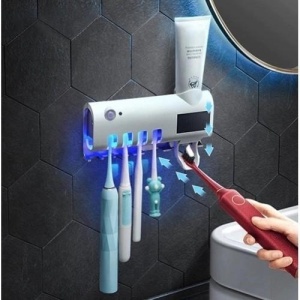 Dozator electric pasta de dinti cu alimentare solara si sterilizator UV - Img 4