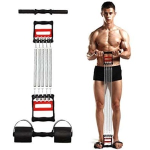 Extensor fitness multifunctional pentru brate, piept si picioare - Img 6