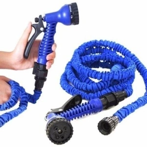 Furtun extensibil de gradina 37.5 metri cu pistol de stropit Magic Hose 37.5m/125ft - Img 2