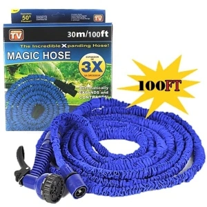 Furtun extensibil pentru gradina 30 metri cu pistol de stropit Magic Hose 30m/100ft - Img 2
