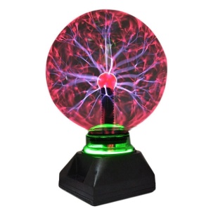Glob luminos cu plasma decorativ si diametru de 20cm (8 inch)