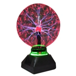 Glob luminos cu plasma decorativ si diametru de 20cm (8 inch)