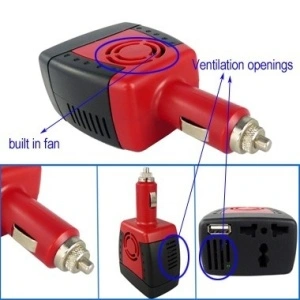 Invertor auto cu iesire USB, tensiune DC 12V la AC 220V si putere 150 Watt - Img 3