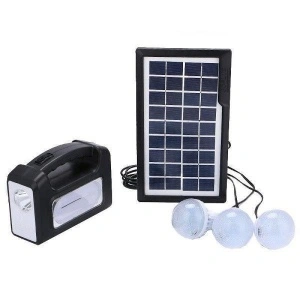 Kit panou solar GDLITE-GD3 cu 3 becuri si lanterna inclusa - Img 3