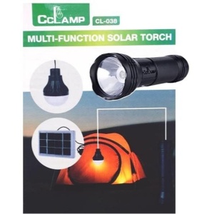Kit Solar cu Lanterna LED 3W si Bec Led SMD CL-038 - Img 2