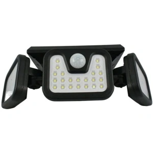 Lampa solara tripla split pentru exterior cu senzor de miscare