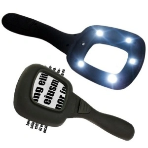 Lupa cu 6 Led-uri si Detector Bancnote False