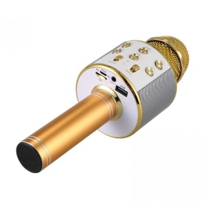 Microfon wireless pentru Karaoke cu Bluetooth si difuzor WS-858 - Img 1