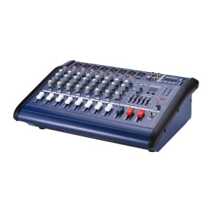 Mixer audio profesional amplificat 150W+150W cu Bluetooth, RLAKY PMX802D-USB - Img 1