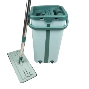 Mop profesional cu doua cuve de spalare si uscare + 2 rezerve cadou - Img 4
