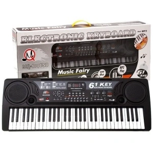 Orga electronica 61 de clape MQ-809 cu microfon si citire USB / MP3 - Img 3