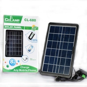 Panou solar portabil CcLamp CL-680 pentru incarcare telefon si dispozitive - Img 2