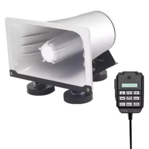 Portavoce Megafon auto 12V profesionala cu amplificator 1000M si Bluetooth, USB, Sirena - Img 1