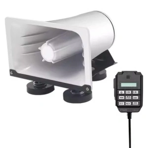 Portavoce Megafon auto 12V profesionala cu amplificator 1000M si Bluetooth, USB, Sirena