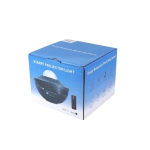 Proiector cu player muzical Bluetooth, cer instelat si lumina rotativa tip val de apa - Img 7