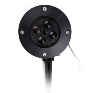 Proiector LED RGB exterior cu joc fulgi albi de zapada IP65 - Img 4