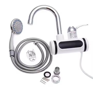 Robinet electric instant cu Dus, Display LCD, putere 3000 W si montare pe perete - Img 2