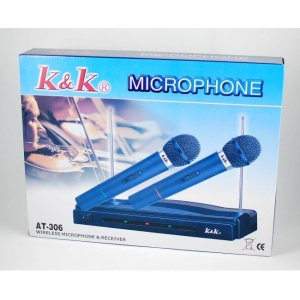 Set 2 microfoane wireless semiprofesionale K&K AT-306 - Img 4