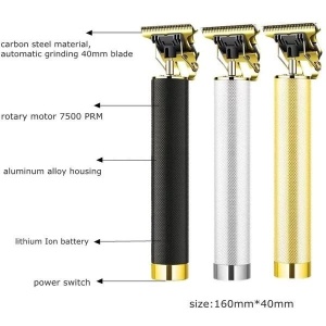 Set aparat de tuns profesional fara fir DALING DL-1072 pentru barbati - Img 5