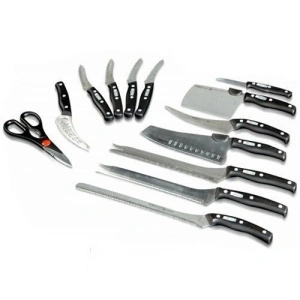 Set de 13 cutite pentru bucatarie Miracle Blade World Class din otel inoxidabil - Img 4