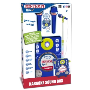 Set Karaoke cu 2 microfoane pe fir si Boxa SoundHub Bontempi - Img 3