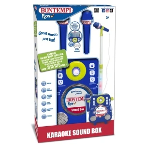 Set Karaoke cu 2 microfoane pe fir si Boxa SoundHub Bontempi - Img 3