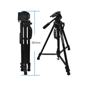 Trepied foto telescopic Weifeng WT-3560 universal 64-167 cm - Img 4