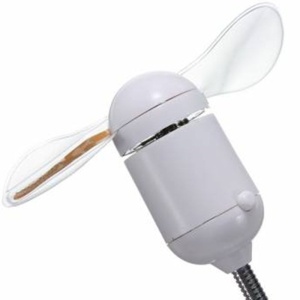 Ventilator prin USB cu brat flexibil si diverse mesaje luminoase - Img 2
